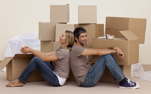 Specialized moving equipment for commercial relocations