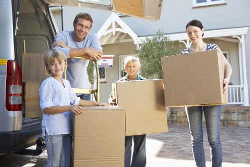 Environmentally friendly moving practices with eco-friendly trucks