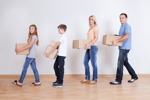 Professional team from Man and Van in Storage Sutton packing items