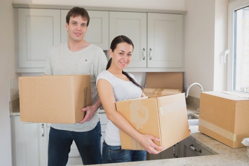 Secure storage facility provided by Man and Van in Sutton